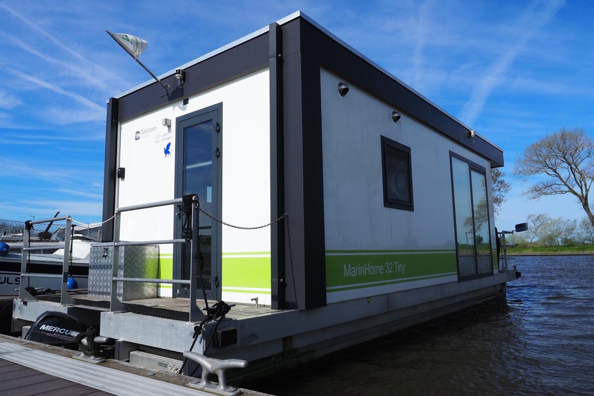 Houseboat Tiny Griffin Hotel Nieuwpoort Bagian luar foto
